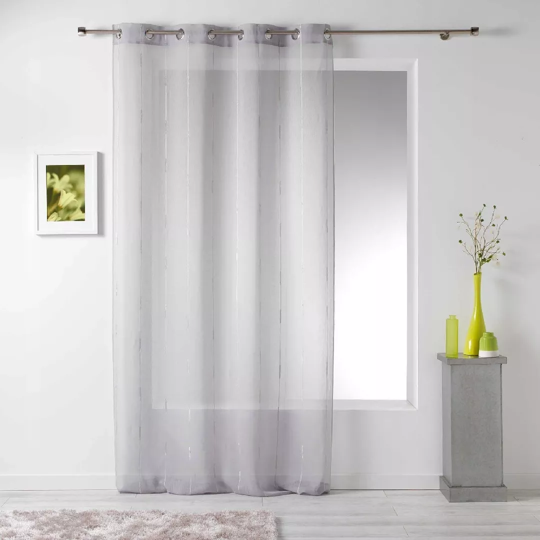 Douceur d`Interieur Curtain with eyelets  gray